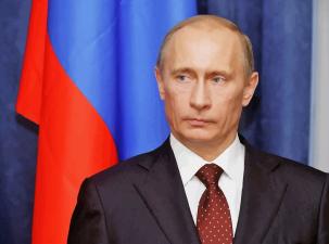 Portrait of Vladimir Putin,Russian President