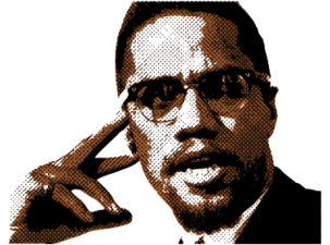 Malcolm x Clipart