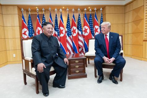 President Donald J. Trump and Chairman of the Workers’ Party of Korea Kim Jong Un speak to reporters Sunday, June 30, 2019